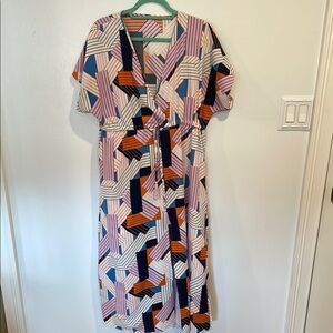 Geometric Patterned Dress